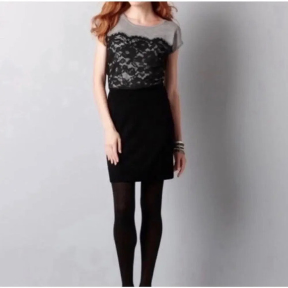 LOFT NWT Wool Blend Lace Dress - Picture 1 of 6